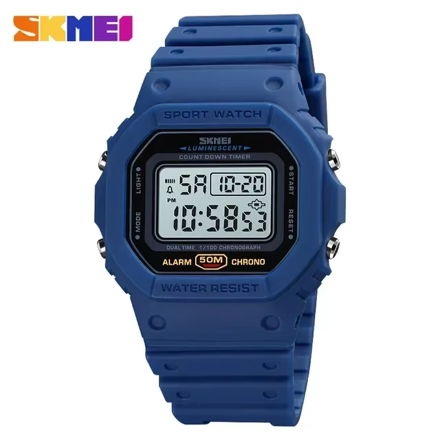 SKMEI 1628 luxe numérique hommes montres sport étanche électronique hommes montres militaire rétro-é