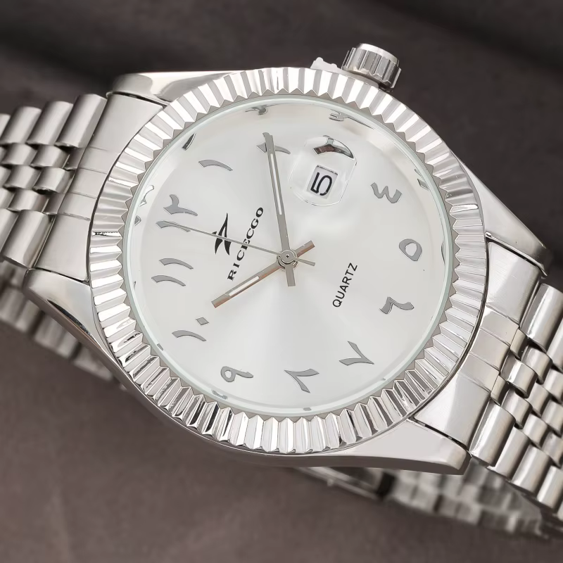 Montres à quartz en acier inoxydable pour hommes, montres-bracelets décontractées pour hommes, horlo
