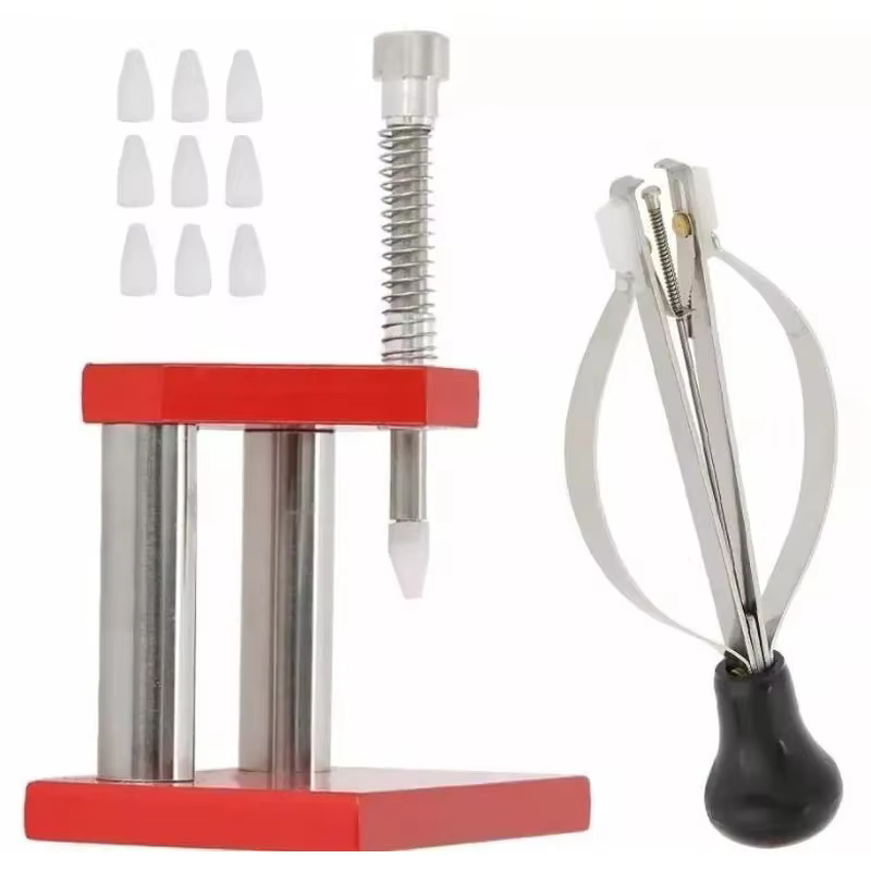 Kit d'outils de presseur pour réparation de montres, dissolvant manuel, extracteur de piston, raccor