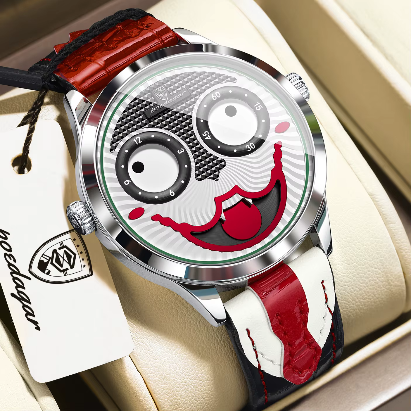 Montre POEDAGAR unique et originale pour homme, étanche, haute qualité, luxe, montre-bracelet quartz