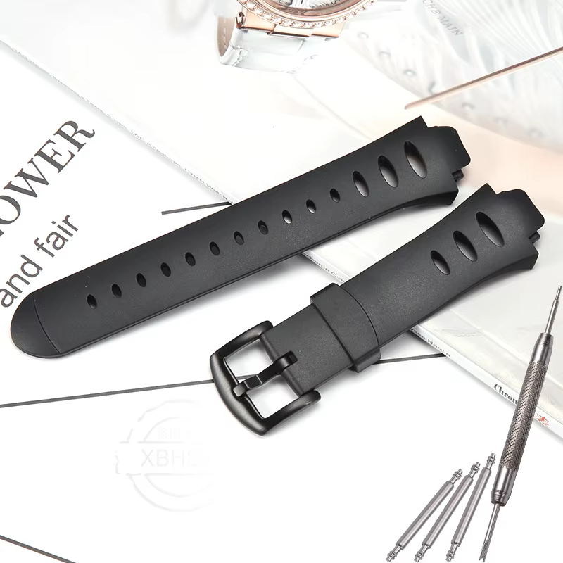 Bracelet de montre en caoutchouc pour Suunto Observer X6 HRM DEC19 P45, en résine pour hommes, Sport