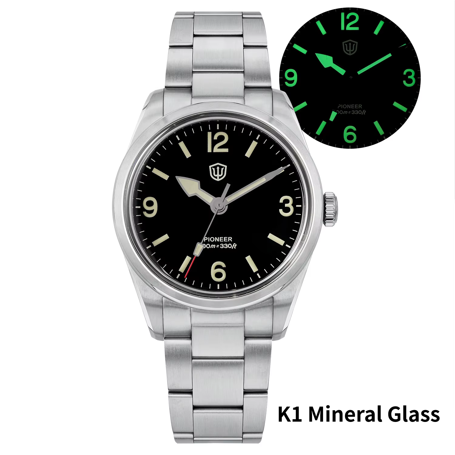 Watchdives WD1960S V2 montre à Quartz nouvelles montres lumineuses saphir VH31 mouvement de balayage