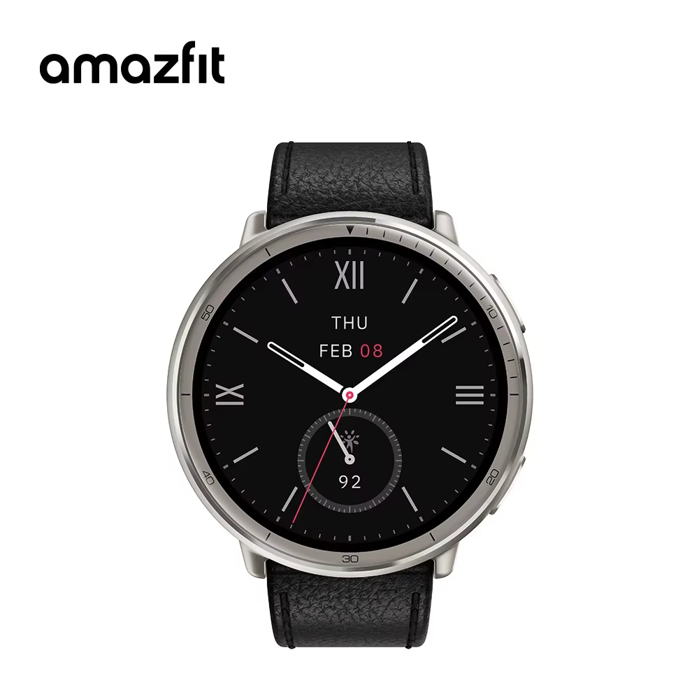Montre connectée Amazfit Active 2 Round Premium version globale, jusqu'à 10 jours d'autonomie, plus 