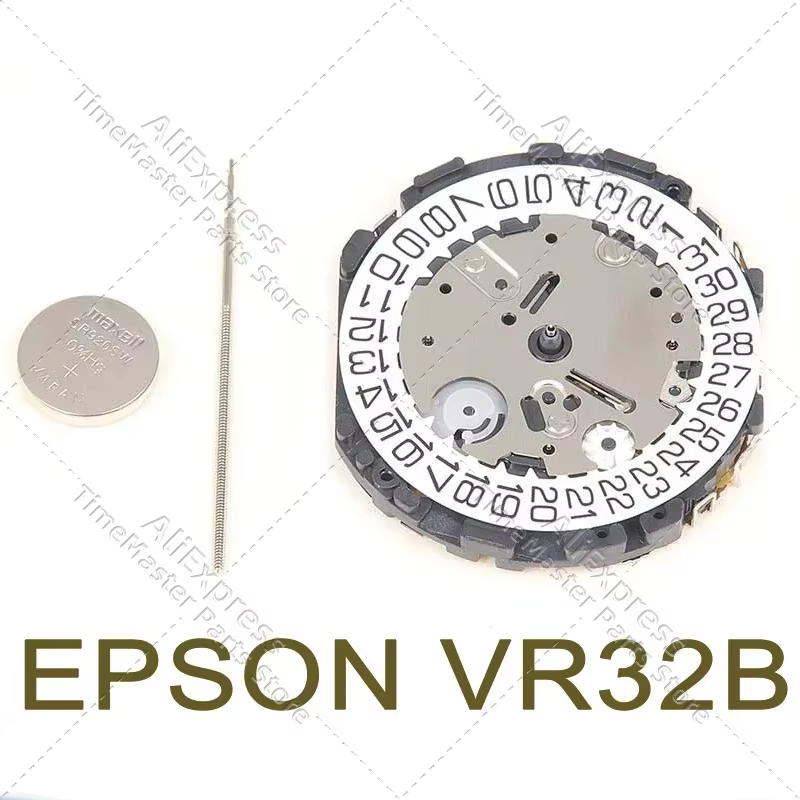 Accessoires de montre à mouvement à quartz, trois points, six aiguilles, japonais, original, VR32, V