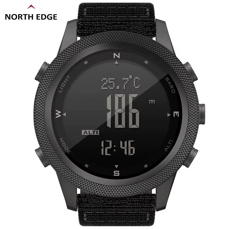 Km TH EDGE-Montre intelligente militaire étanche pour homme, altimètre, baromètre, therye.com, bouss