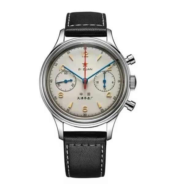 Montre à quartz vintage pour homme, style rétro automatique, chronographe étanche, 42 mm, montre-bra
