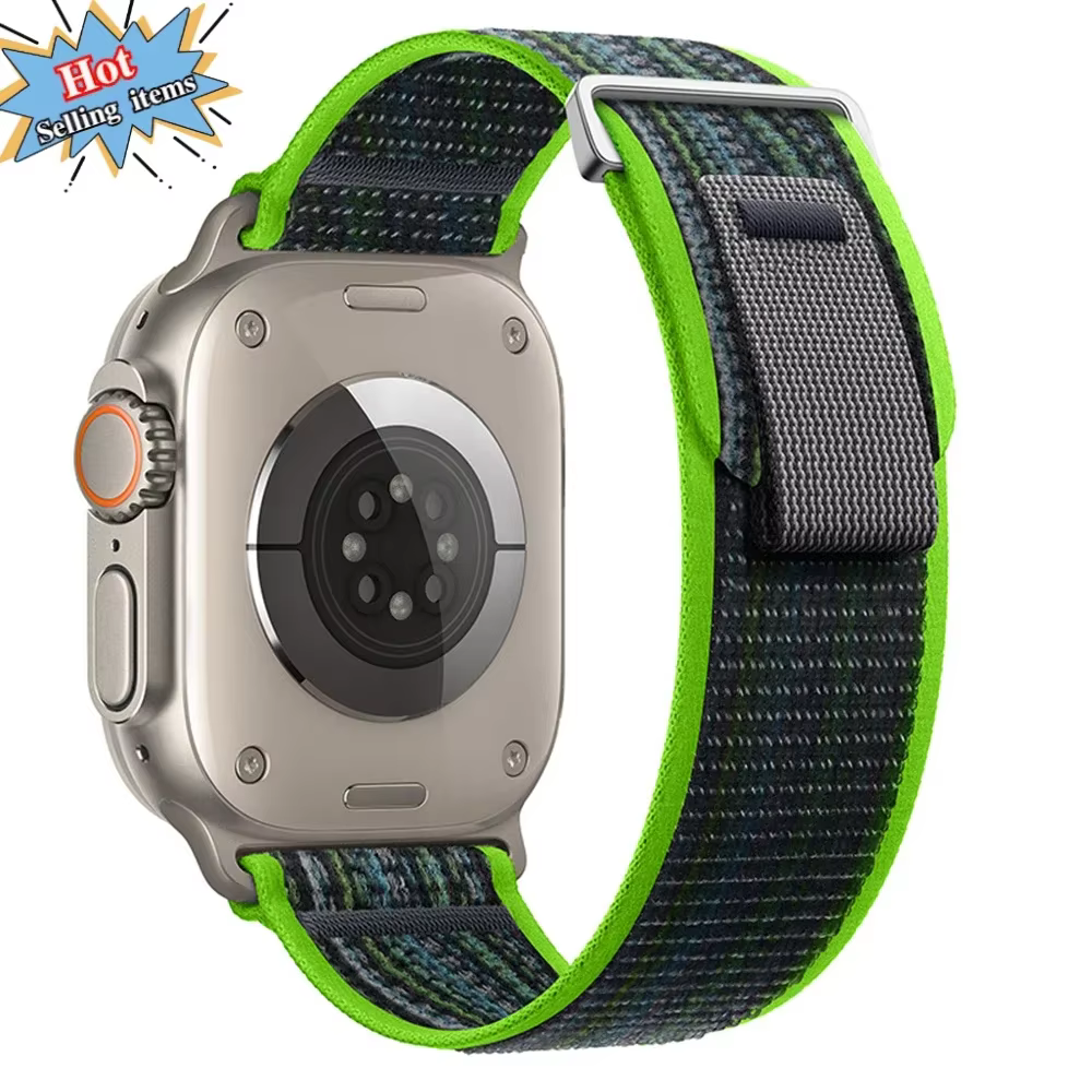 Bracelet Trail Loop pour Apple Watch Ultra 3/2 49mm 46mm 45mm 44mm 42mm, Bracelet Sport en Nylon res
