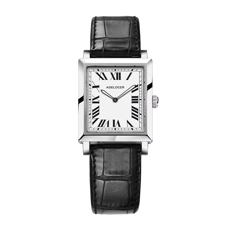 Montre AGELOCER Original Codex pour femme, montre à quartz classique carrée, cadeau d'anniversaire p