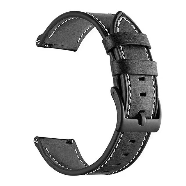 Bracelet de montre en cuir pour Amazfit Active 2, Bracelet intelligent à dégagement rapide, accessoi