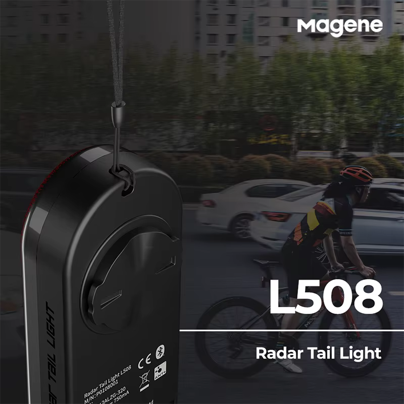 Magene vélo Radar feu arrière phare vélo éclairage arrière intelligent selle tige de selle Ebike LED