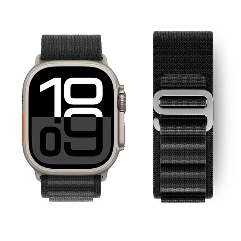 Bracelet à boucle alpine pour Bracelet de montre Apple Ultra 3 2 49mm 46mm 45mm 44mm 42mm 41mm 40mm