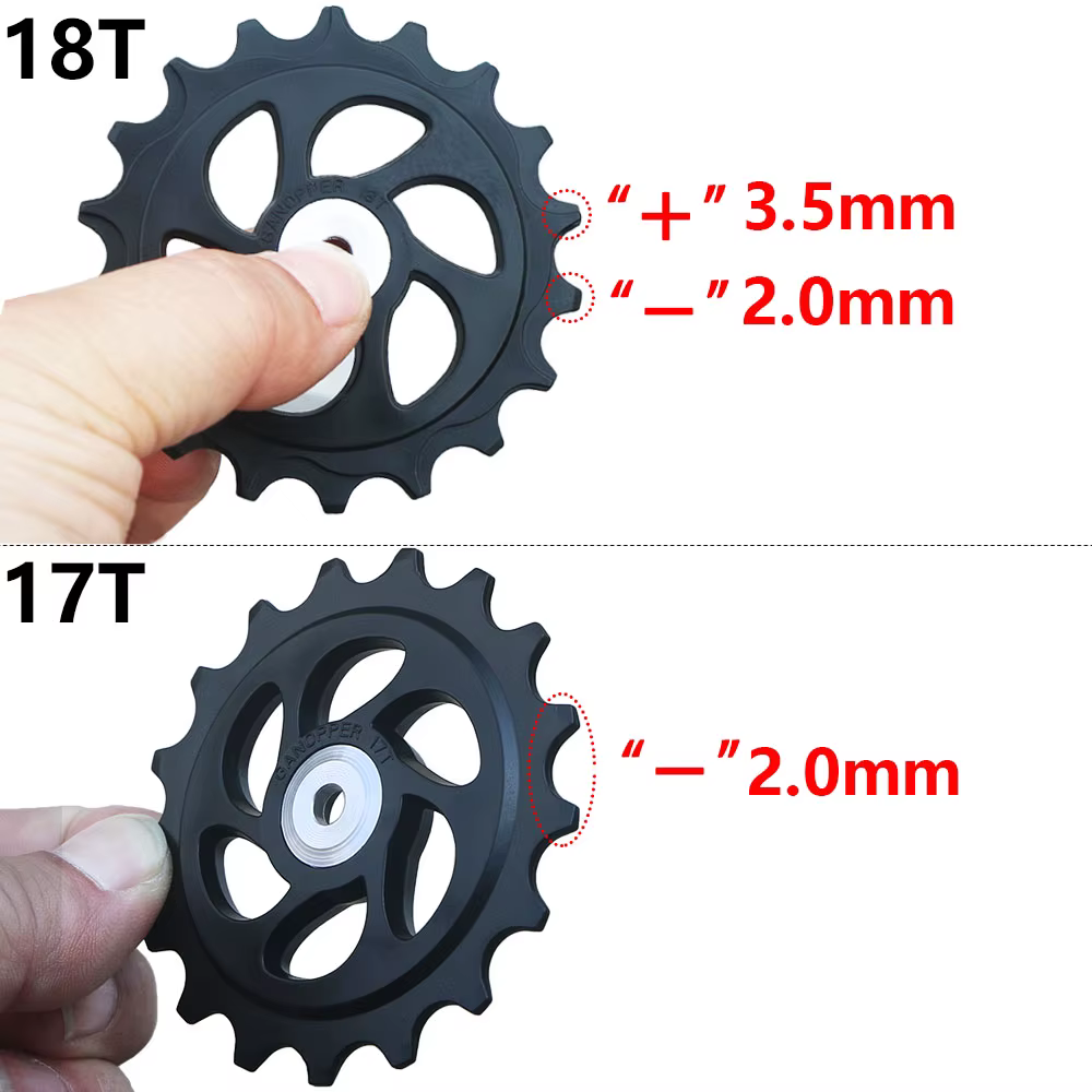 Dérailleur arrière de vélo pour Shimano S233, roulement de roue jockey, rouleau de poulie, VTT, 10T,