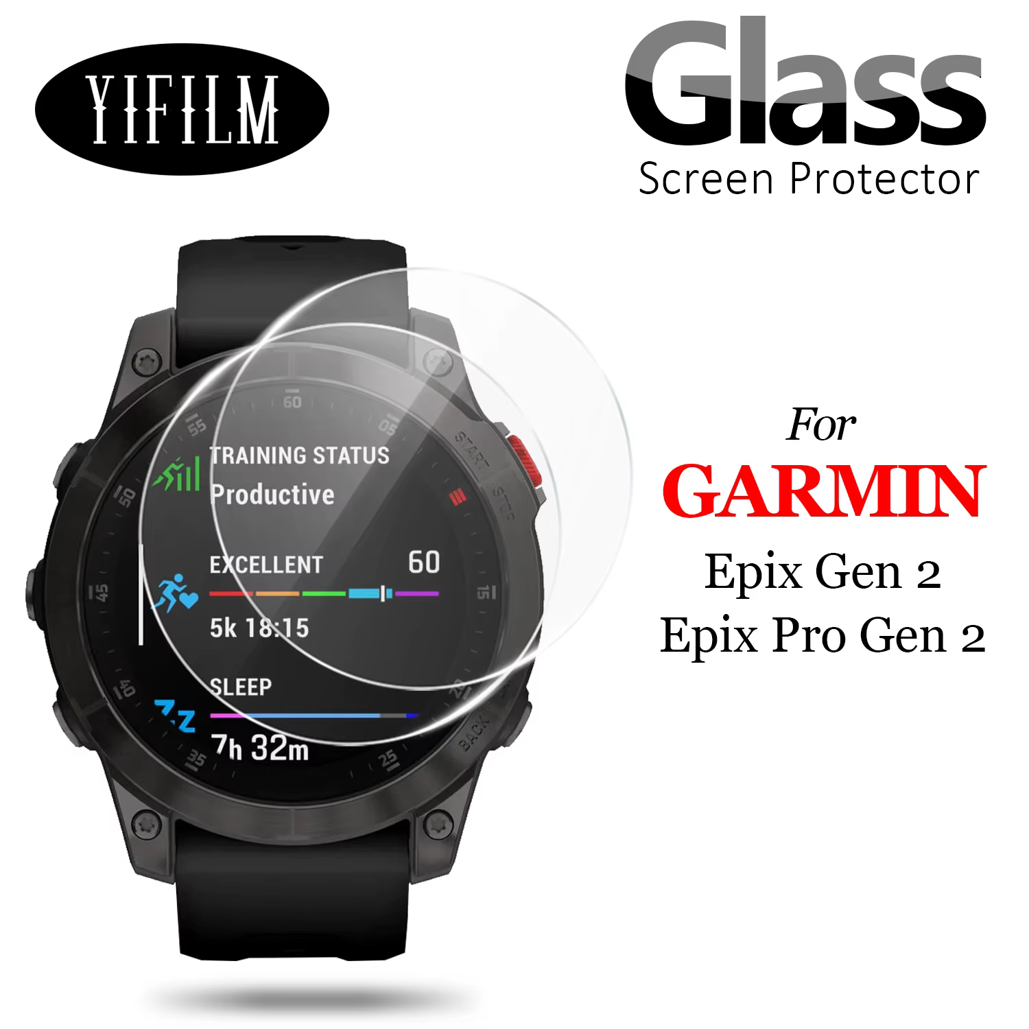 Protecteur d'écran pour montre intelligente Garmin Epix Gen 2/Epix Pro Gen 2, Film de protection ant
