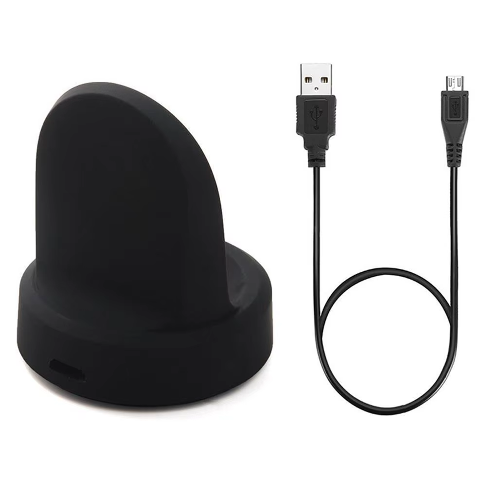 Station de Charge sans fil 42/46mm, pour Samsung Galaxy Watch Gear S2 S3 Ticwatch Moto 360 1 2