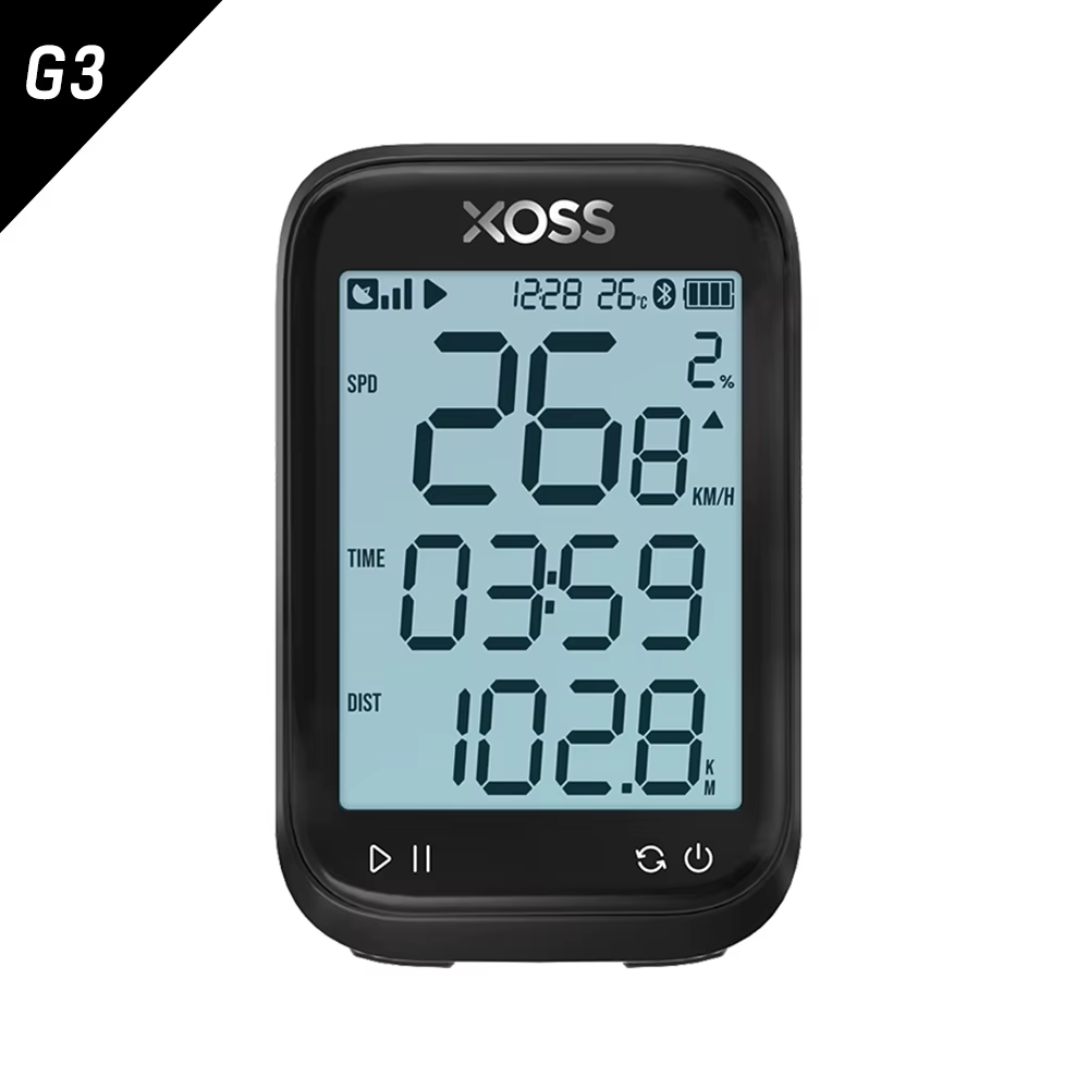 Ordinateur de vélo GPS XOSS G3 G3+ Plus G+ Gen3, écran 2,8 pouces, compteur de vitesse, entraînement