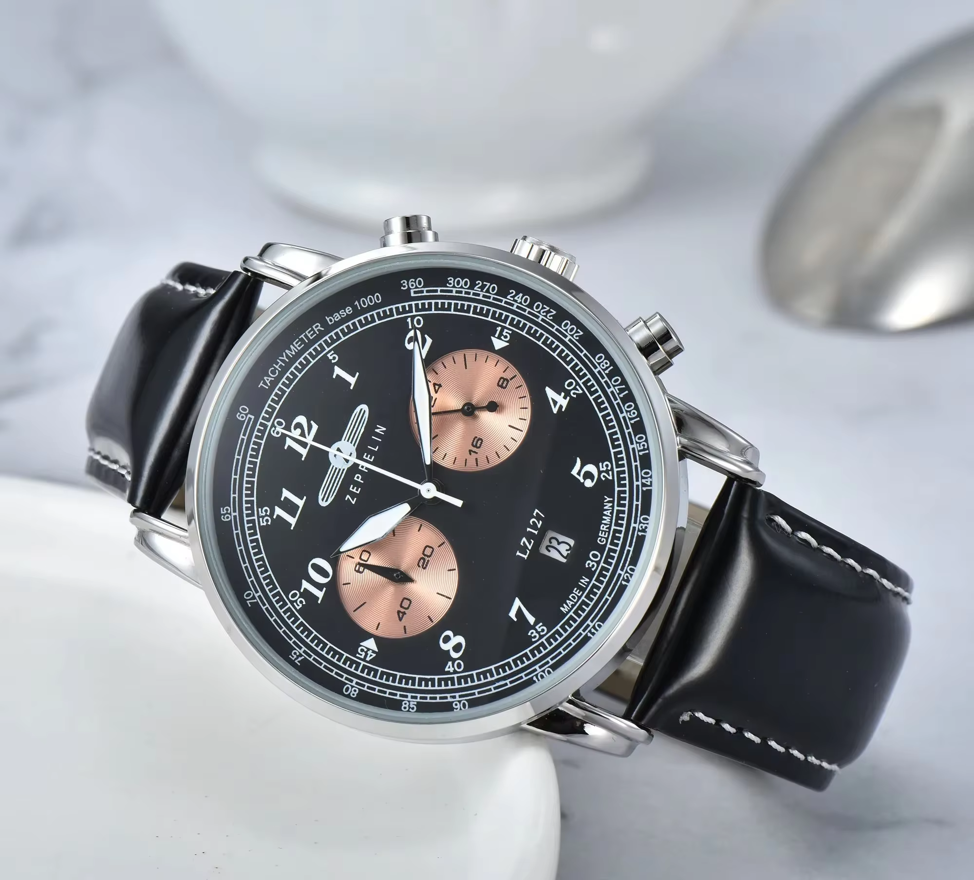 Nouvelle montre pour hommes Zeppelin Hindenburg, série quartz, rétro, décontractée, multifonctionnel