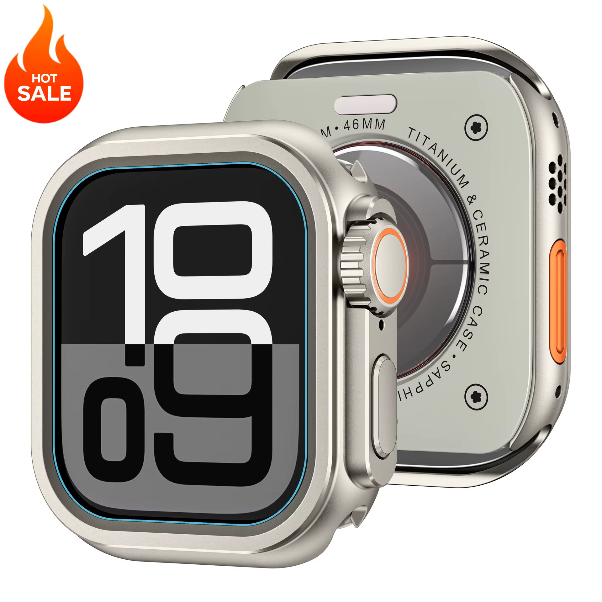 Boîtier en métal pour Apple Watch série 11 10 46mm 42mm mise à niveau Ultra 3/2 49mm housse de prote