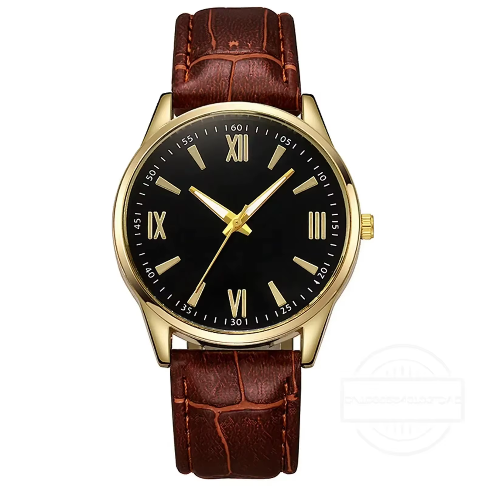 Montre de Luxe Minimaliste en Cuir Ultra Mince pour Homme, Bracelet d'Affaires, Montres à Quartz Déc