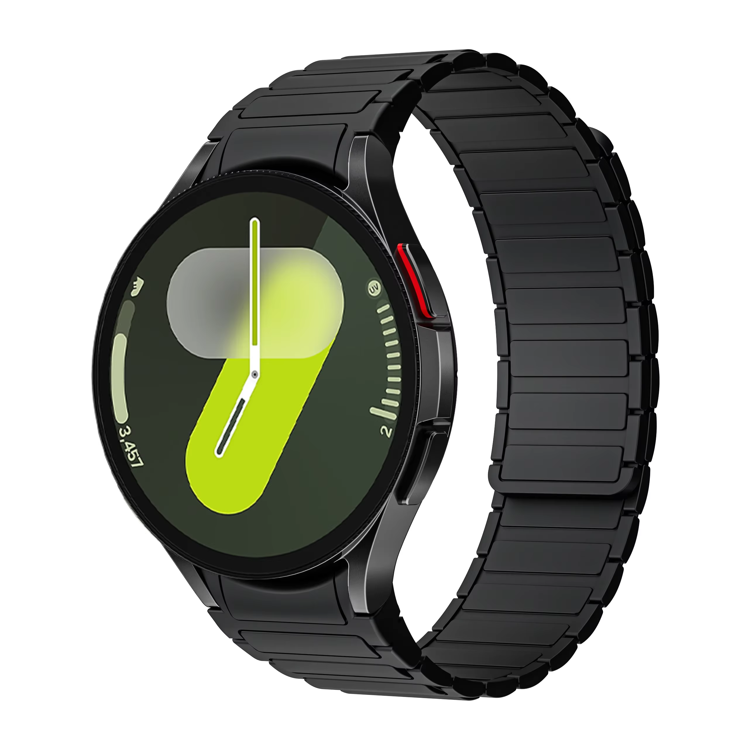 Bracelet magnétique en Silicone sans espaces, 20mm, pour Samsung Watch Galaxy 7 6 5 4 44/40mm 6class