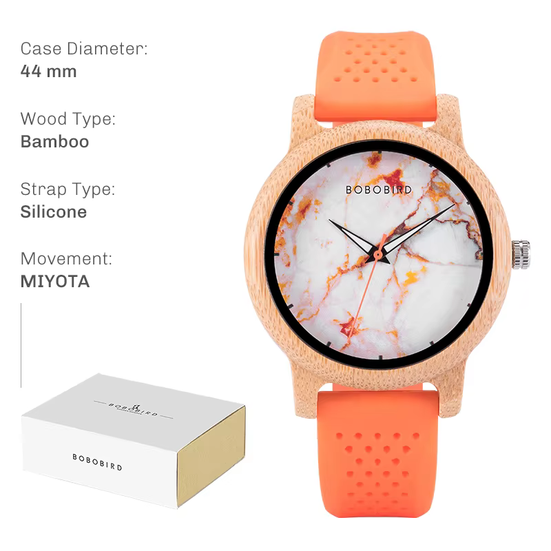 BOBO BIRD – montre en bois pour hommes et femmes, unisexe, légère, artisanale, offre à durée limitée