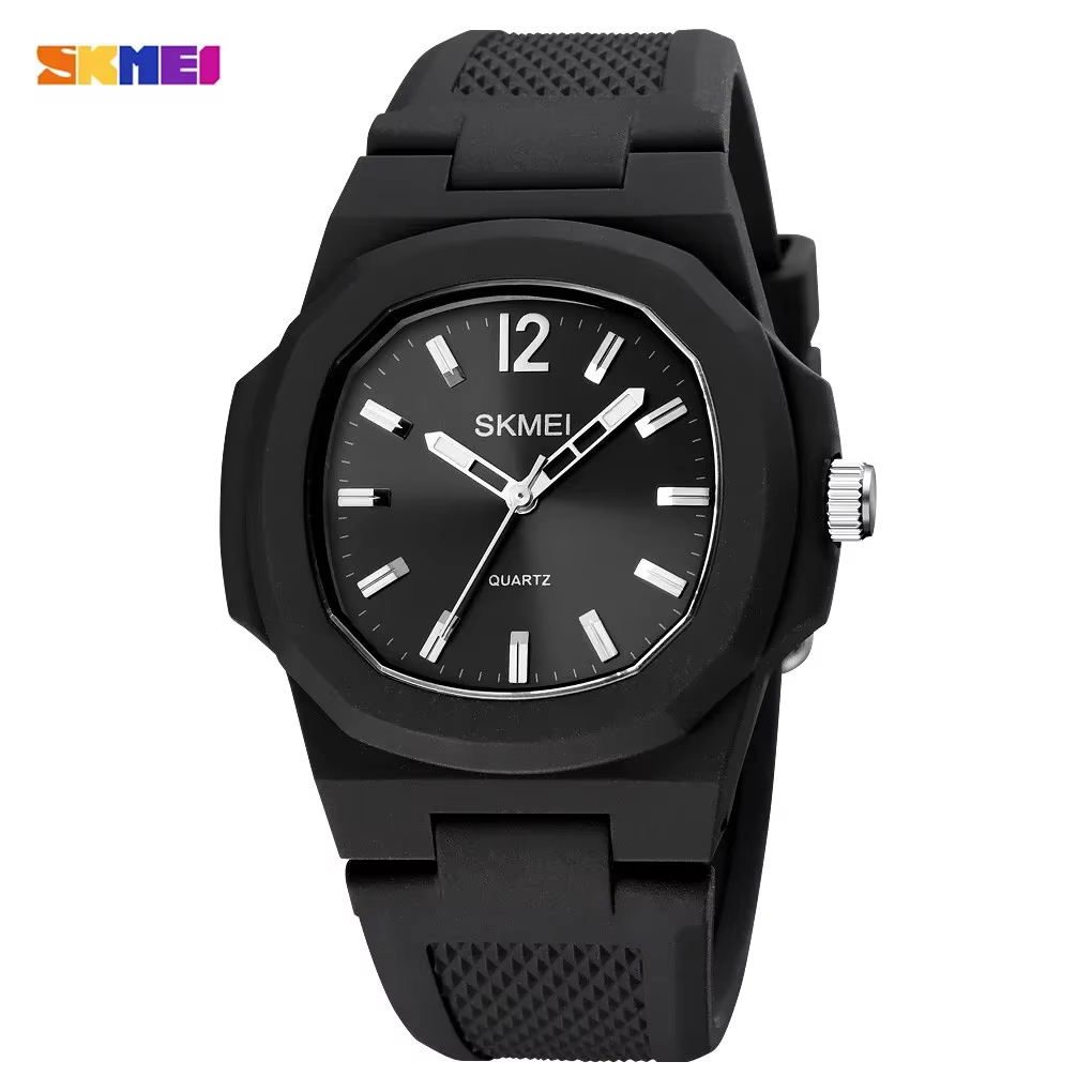 SKMEI-Montre à quartz étanche décontractée pour hommes et femmes, montres-bracelets de sport rétro-4