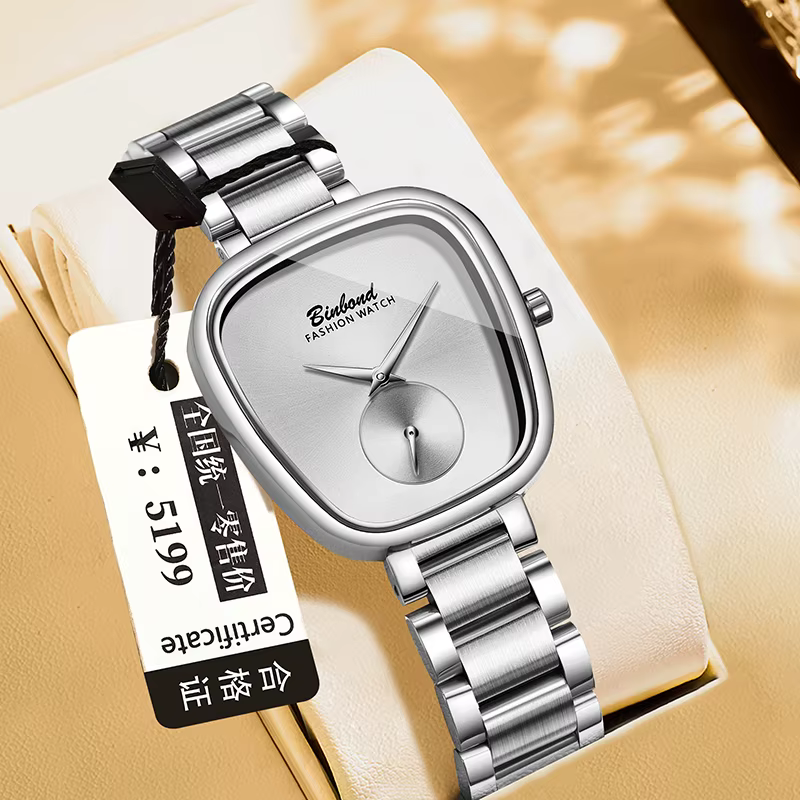 Montre pour femme BINBOND, mode de luxe, étanche, en acier inoxydable, montre simple de haute qualit