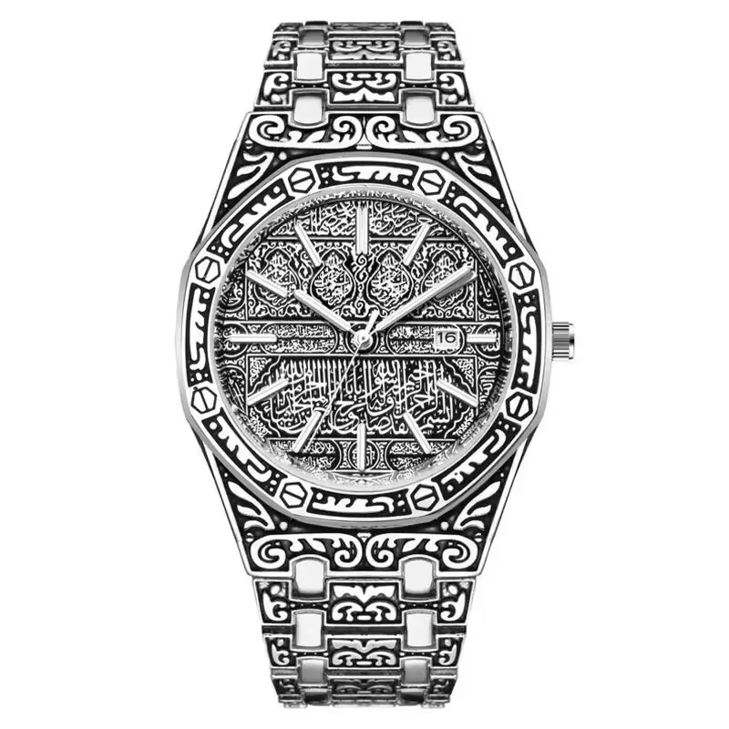 Montre d'affaires élégante vintage pour hommes, montre à la mode