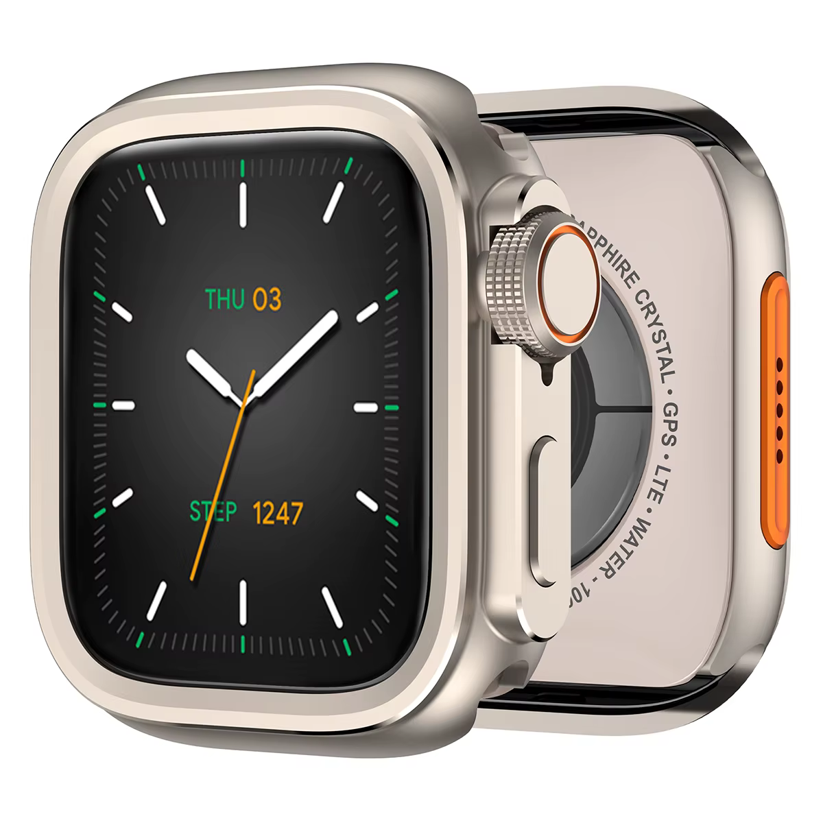 Boîtier en alliage d'aluminium pour boîtier de montre Apple Ultra 3 2 1 49mm 46mm 44mm 45mm, protect