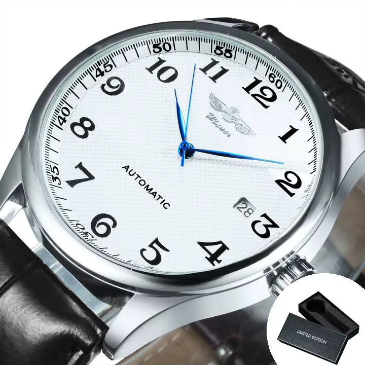 WINNER – montre d'affaires pour hommes, classique, rétro, automatique, mécanique, marque de luxe, br