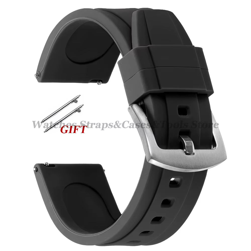 Bracelet en caoutchouc imperméable pour Rolex 20mm 22mm pour Armani pour Omega Bracelet universel Sp