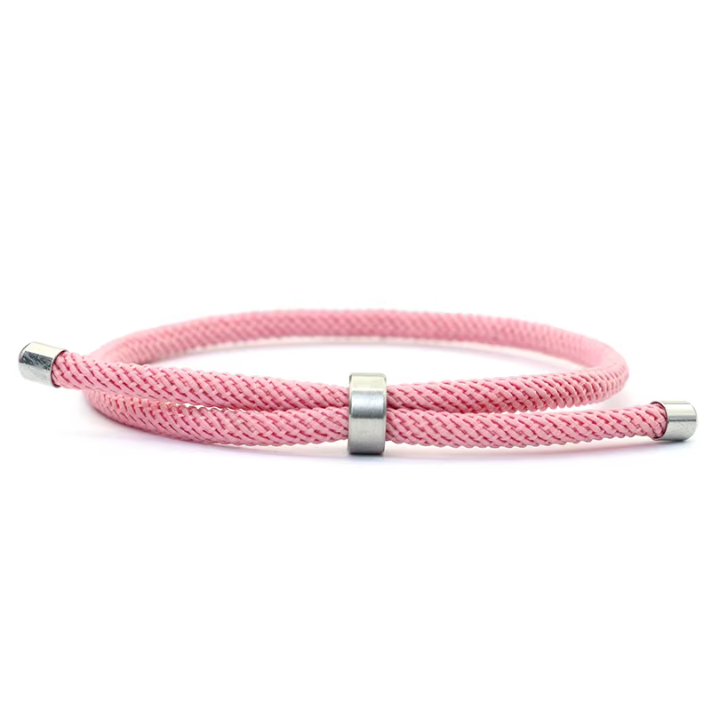 Nouveau Bracelet à fil minimaliste en acier inoxydable, boucle coulissante, cordon réglable, accesso