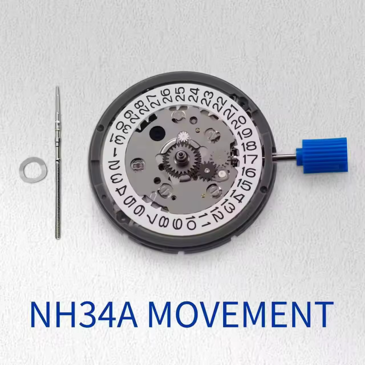 Mouvement automatique japonais TMI NH34 GMT 21600bph, remontage manuel blanc pour modèles Seiko 27,4