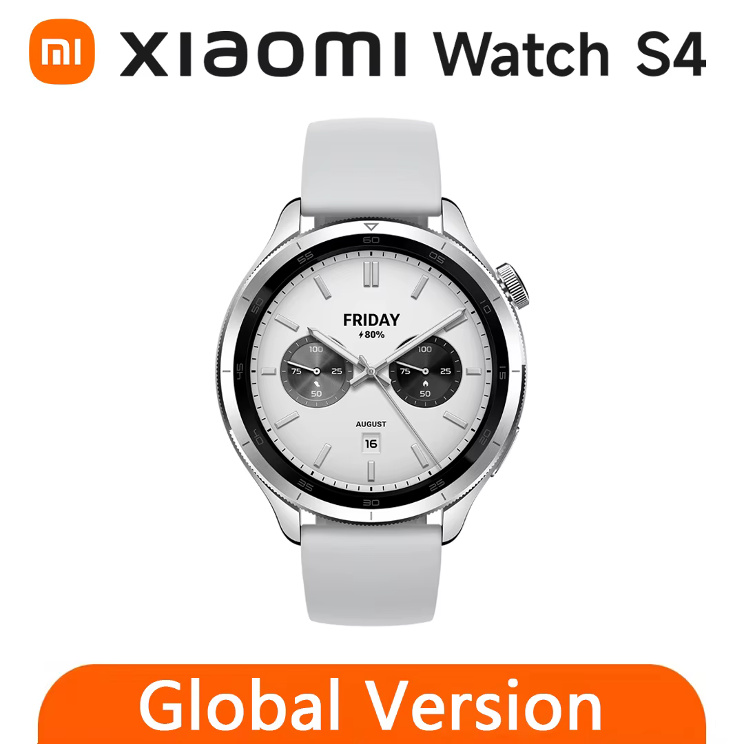 Version Globale Xiaomi Watch S4 Écran AMOLED 1,43 pouces Surveillance de la fréquence cardiaque Plus