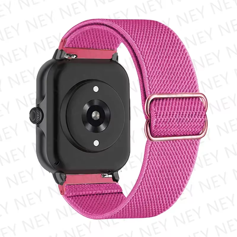 Sangle élastique brillante 20mm/22mm pour Amazfit gts 4-3-2-2e-mini/GTR 4/3 Pro bande Amazfit Bip 5/