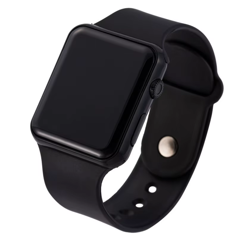 Montre numérique Simple pour hommes femmes mode Sport montre électronique LED bracelet en Silicone n
