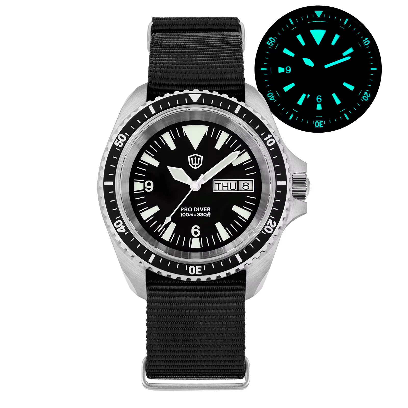 Watchdives WD1980 V3 montre de luxe VH31 balayage secondes mouvement à Quartz AR revêtement verre sa