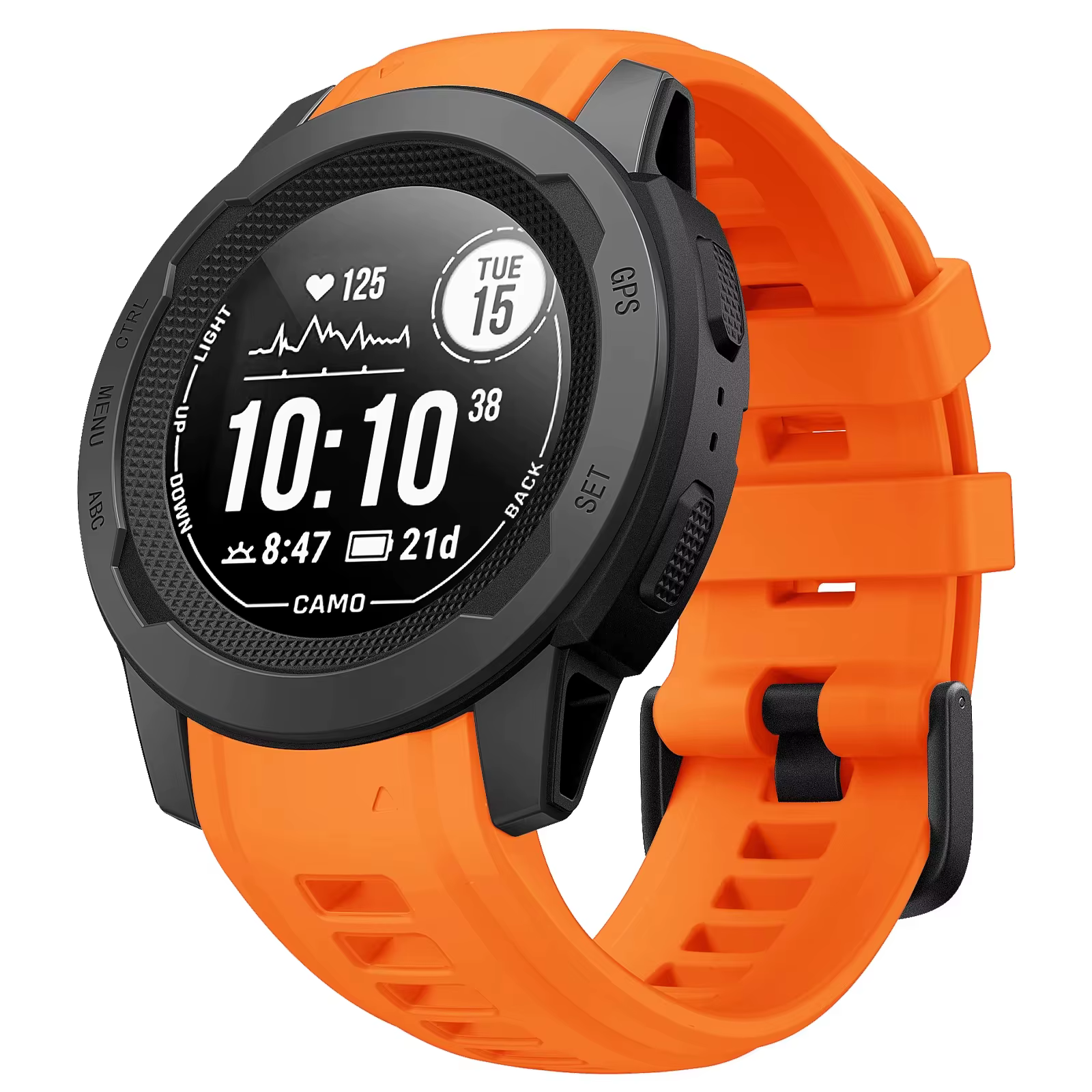Garmin-Correa de silicone suave, pulsera de reloj de 20mm y 22mm para Instinct 2S, correa de goma re