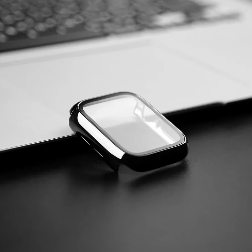 360 couverture complète pour Apple Watch 45mm 41mm 44mm 40mm 42mm 38mm, boîtier de placage protecteu