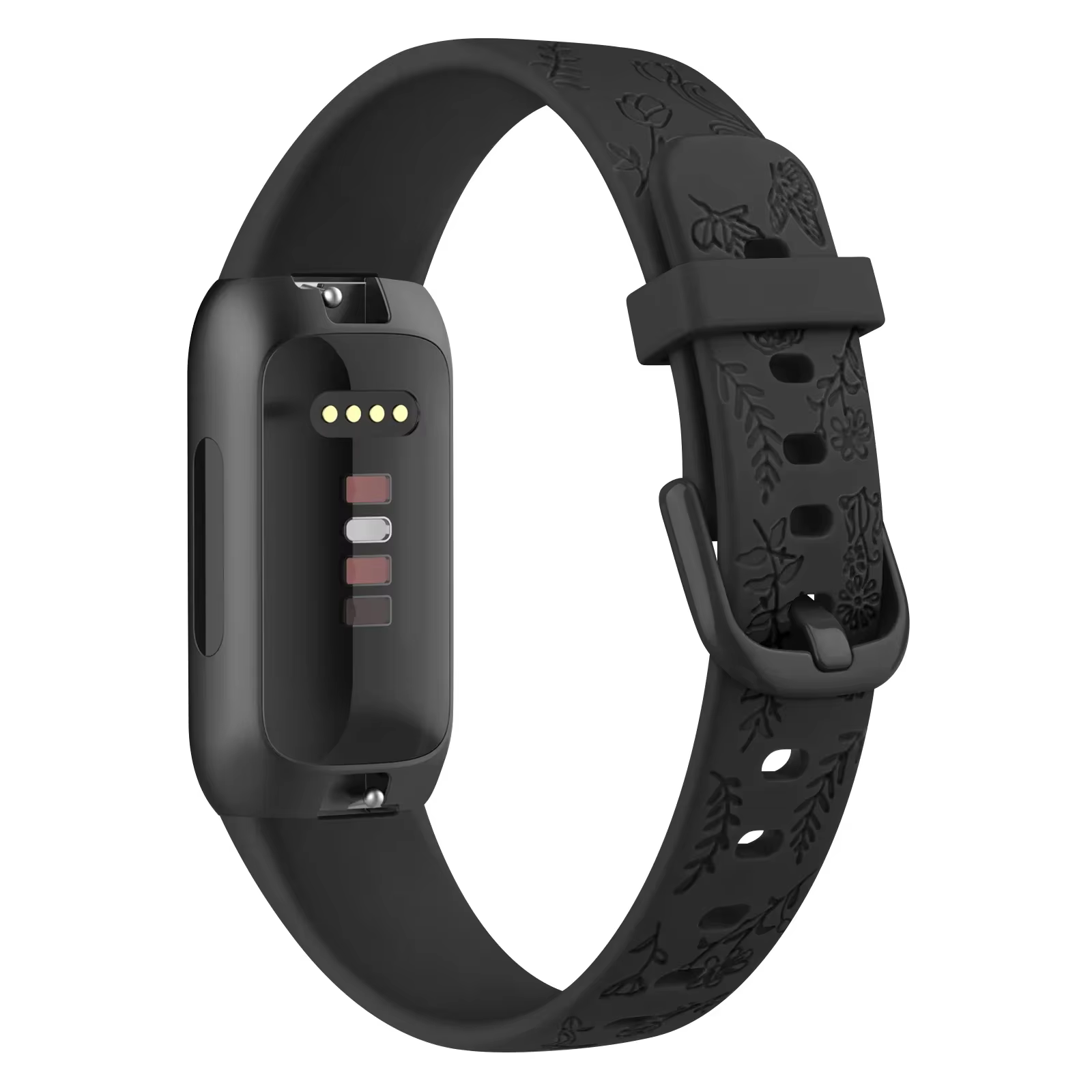 Bracelet gravé en TPU souple pour Fitbit Inspire 3 2/inspire Hr, Bracelet à fleurs pour Fitbit Inspi