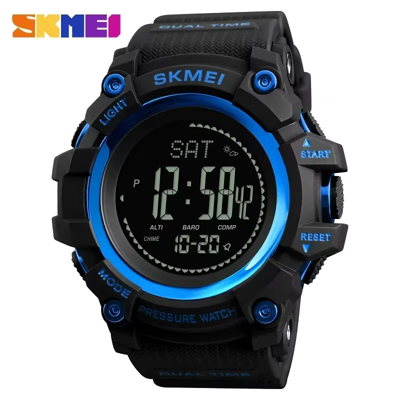 SKMEI 1358 altimètre météo Tracker étanche reloj hombre montres d'extérieur hommes pression boussole