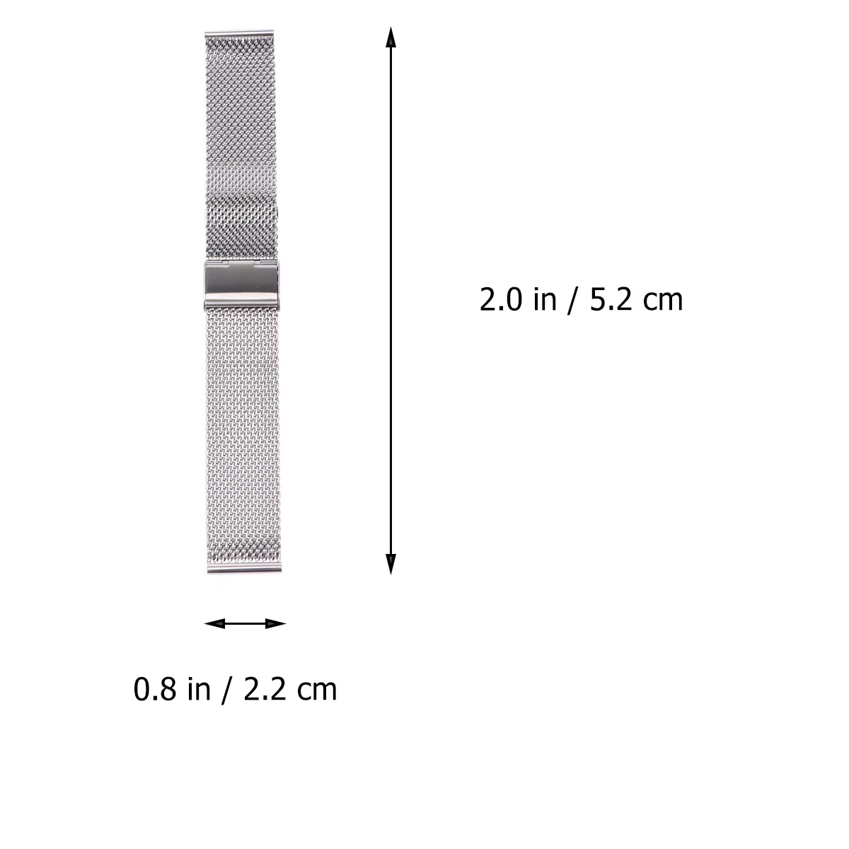 Bracelet de montre en maille de requin 20 mm, acier inoxydable de qualité supérieure, fabrication ex