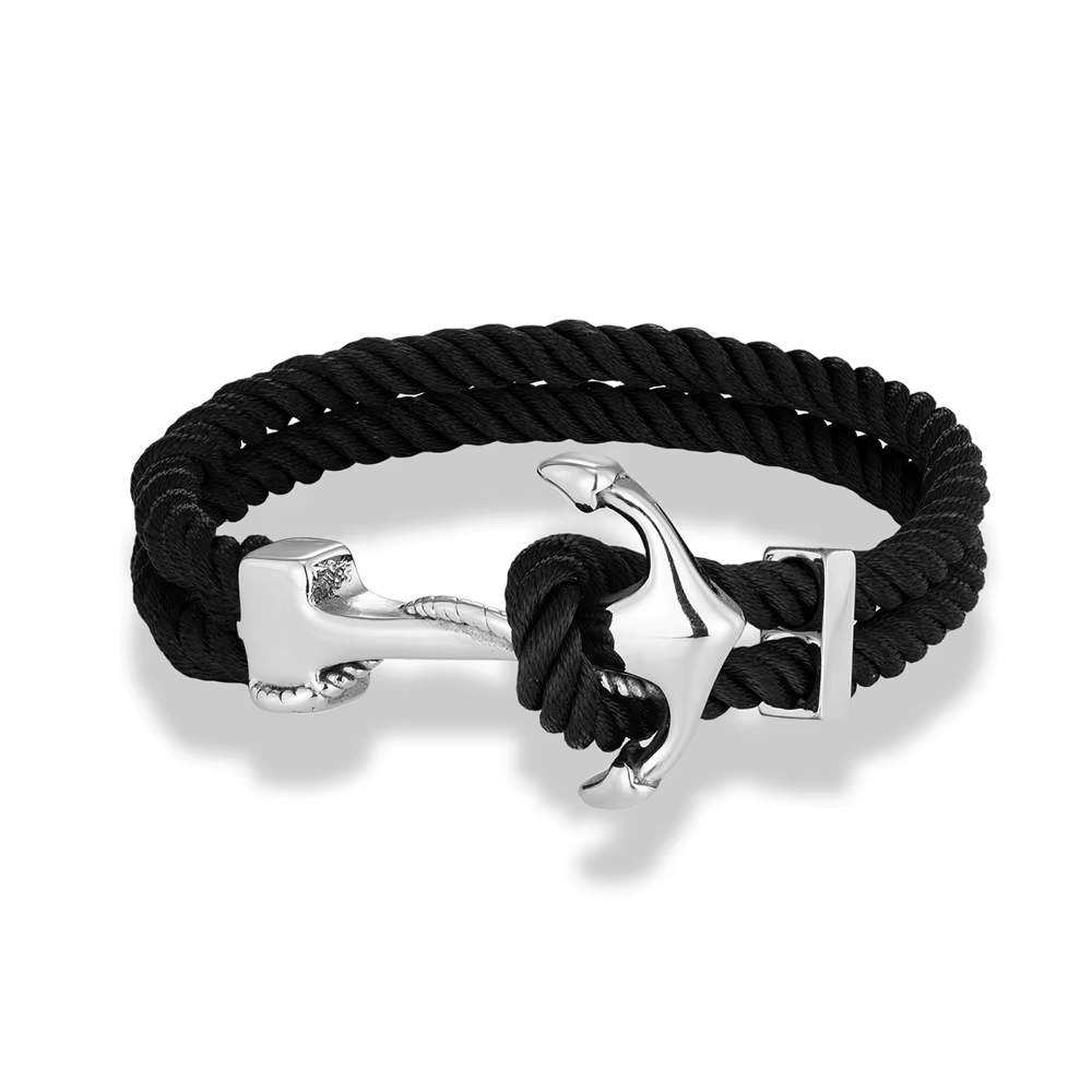 MKENDN – Bracelets d'ancre de Style marine pour hommes et femmes, Double brin, multicolore, corde de