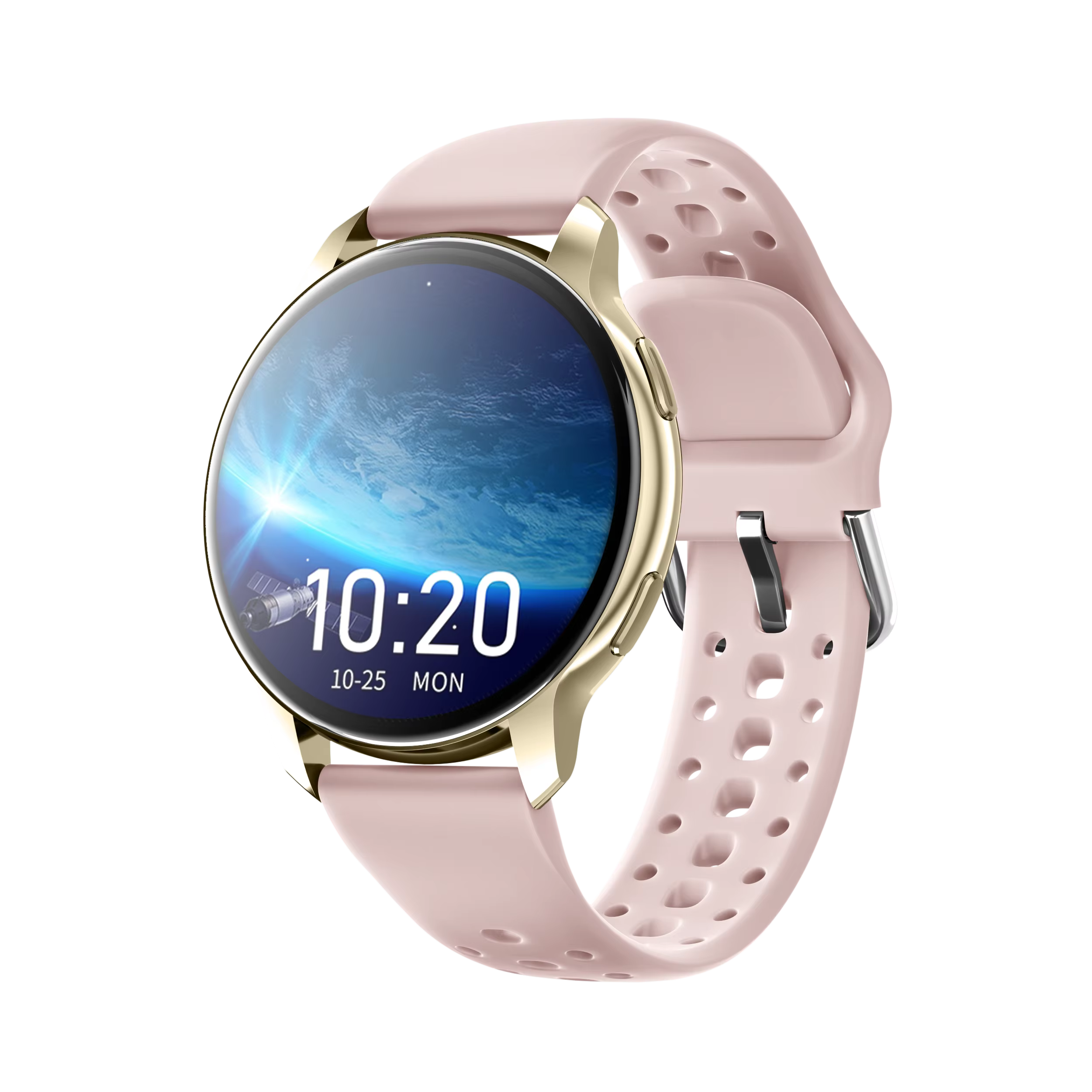 Montre connectée pour hommes et femmes, écran tactile 1.46 pouces, appel Bluetooth, Assistant vocal,