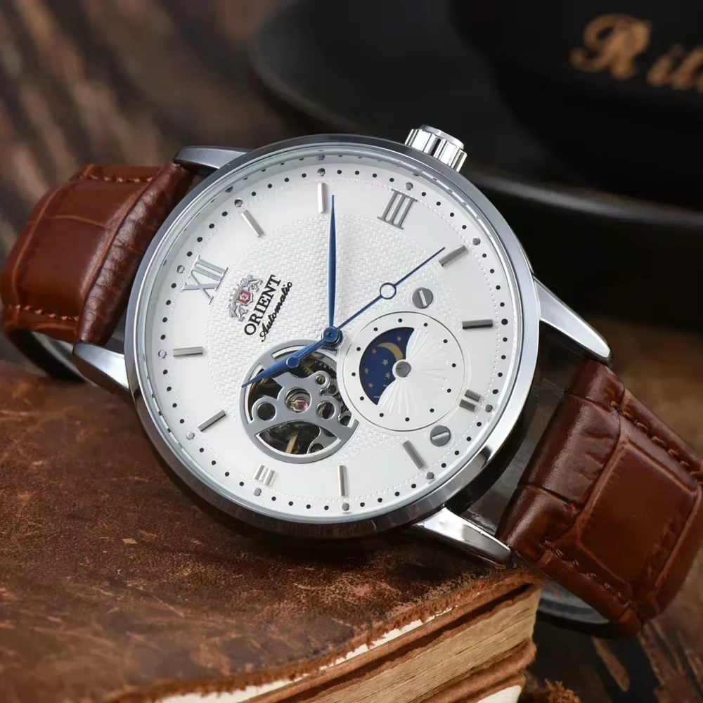 Montres de luxe de marque originale Orient Super AAA pour hommes, montre-bracelet mécanique automati