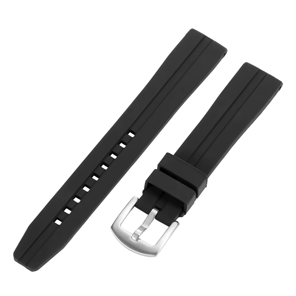 Grand bracelet de montre en Silicone 18mm 20mm 22mm 24mm longueur étendue sport bracelet de montre e