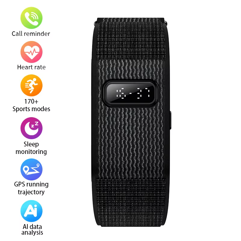 Bracelet intelligent GPS 2026 avec suivi de trajectoire, moniteur de santé et de fitness IA, tensiom