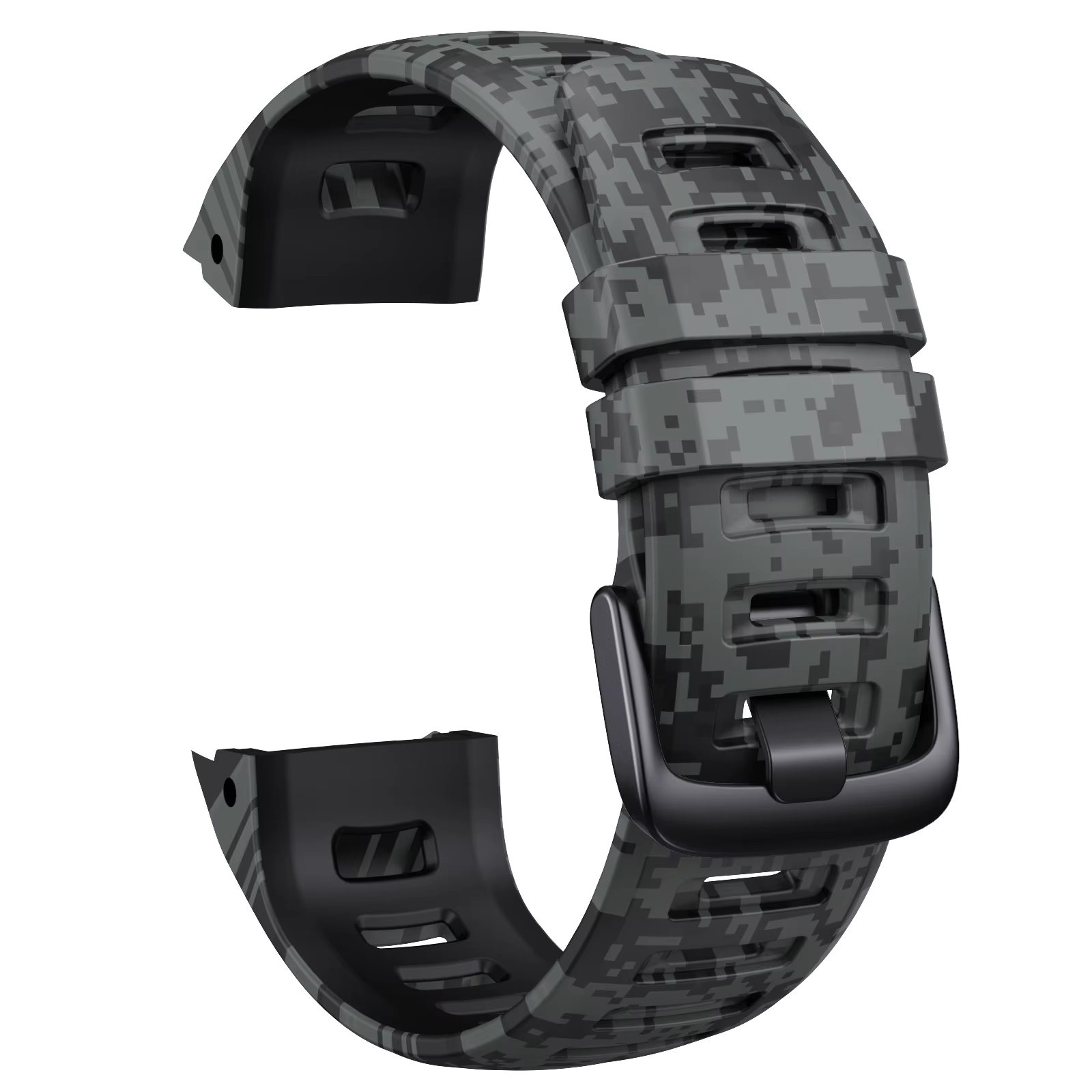 Pour Garmin Instinct bracelet en silicone solaire couleurs camouflage 22mm bracelet en caoutchouc so