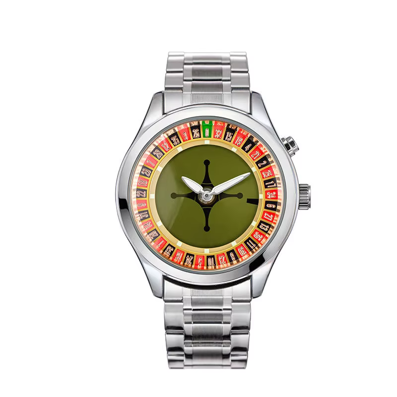Montre-bracelet Roulette du Temps : Montres du Monde Entier pour les Amateurs de Montres, Divertisse