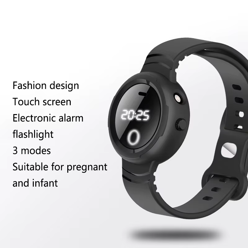 Montre numérique LED F2PRO pour étudiants avec alarme, lampe torche, répulsif à ultrasons contre les