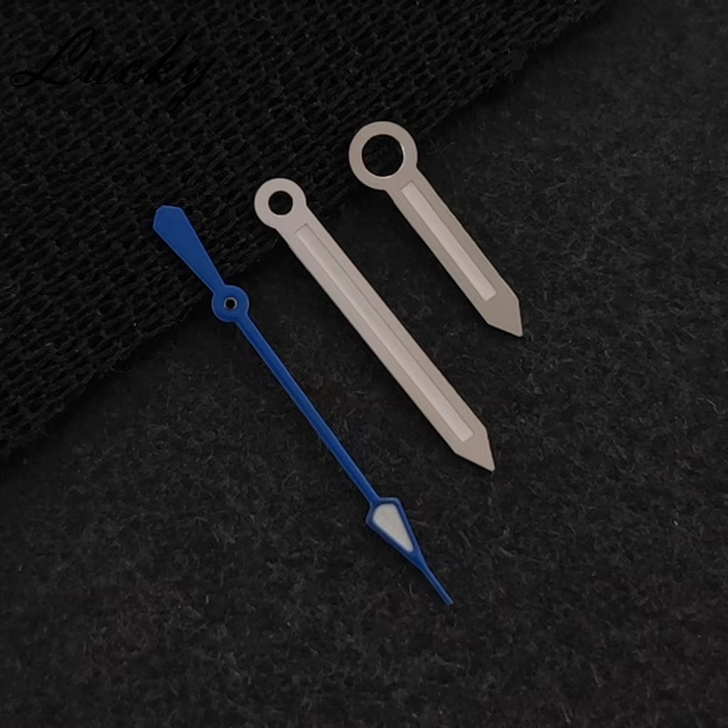 Aiguilles de montre lumineuses vertes C3 de haute qualité, accessoires de montre noirs et rouges pou